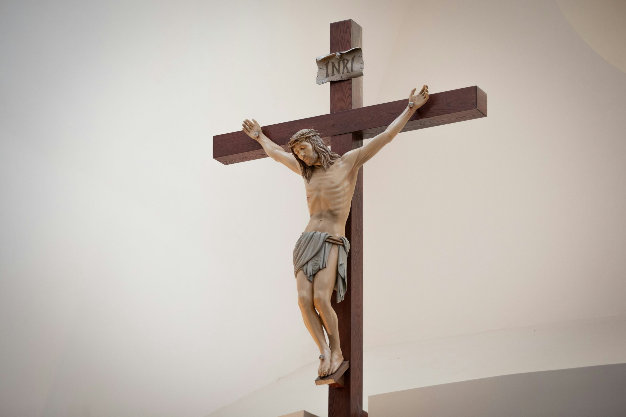 crucifix in Catholic church