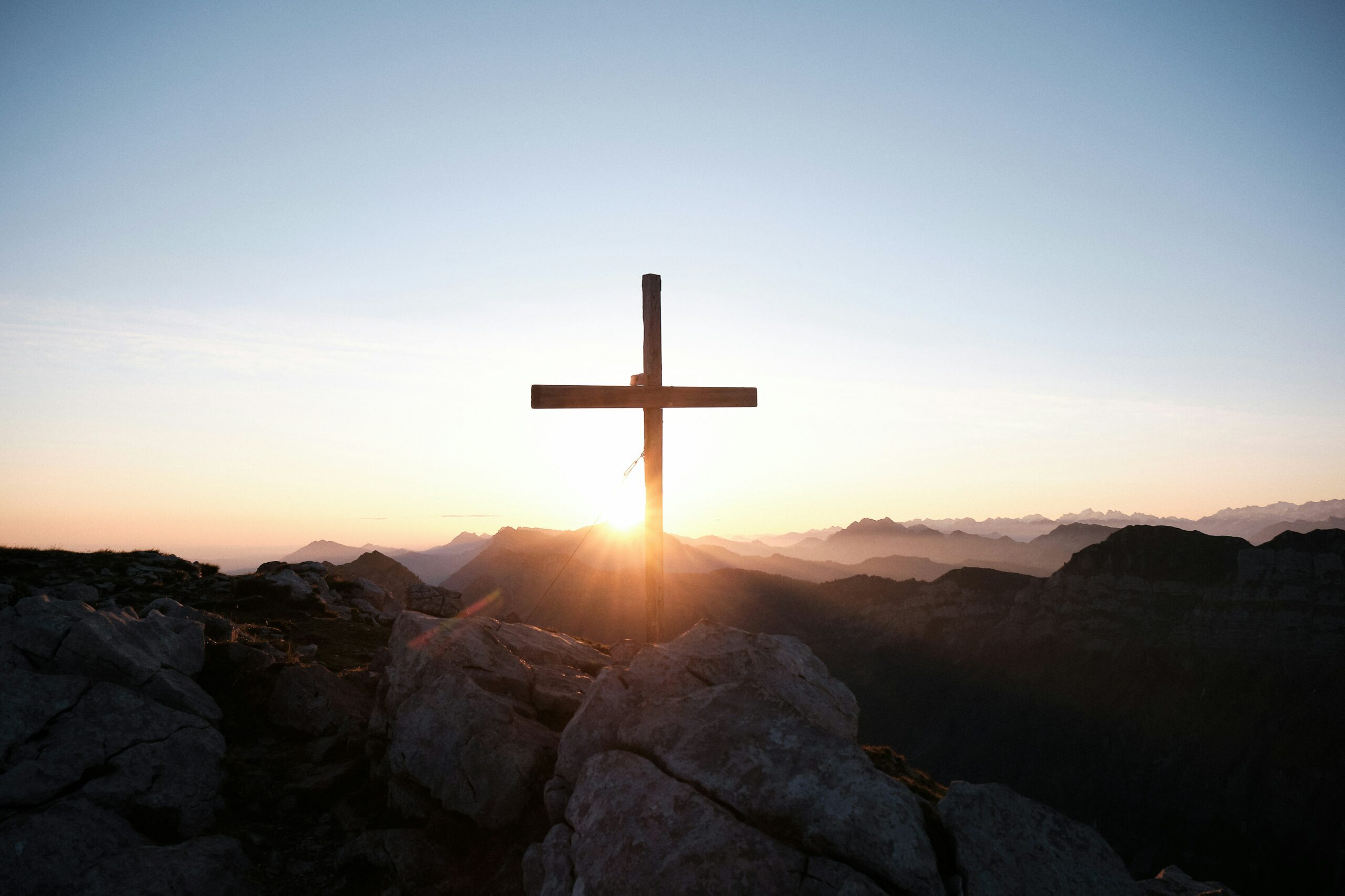 Sunrise with cross